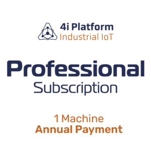 4i Platform: Explore our Professional Subscription with a cost-effective annual payment for 1 machine